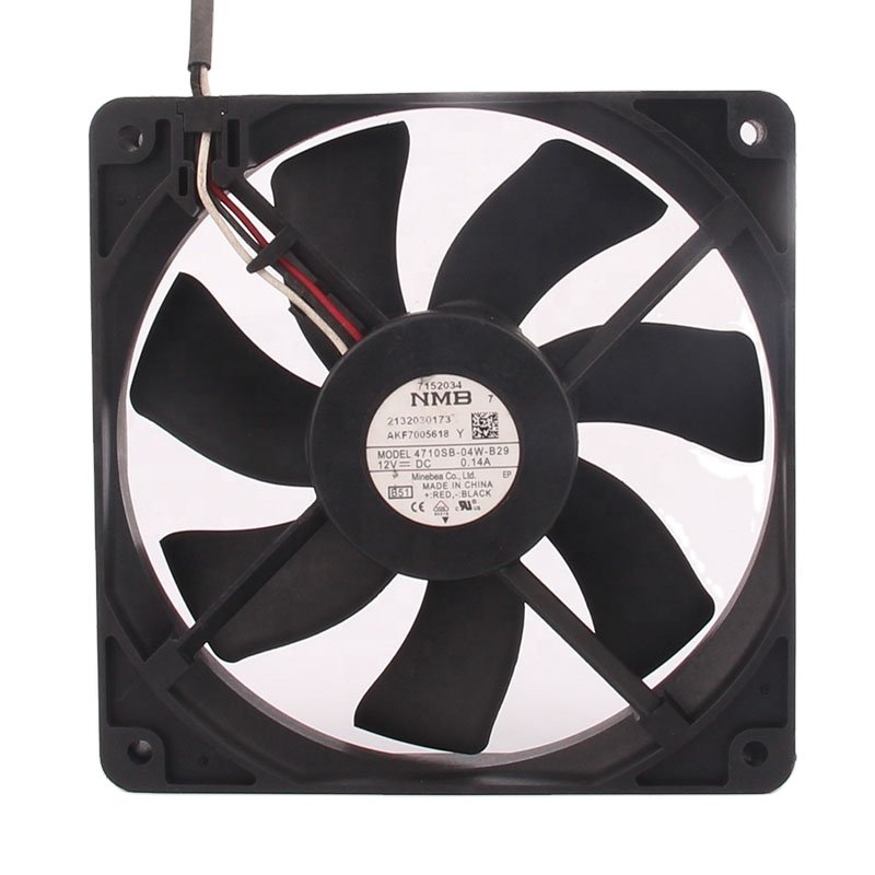 NMB 24V 48V DC12V 0.14A 1.68W EC AC 120x120x25mm 12CM 12025 High-end Equipment Axial Centrifugal 4710SB-04W-B29 Cooling Fan